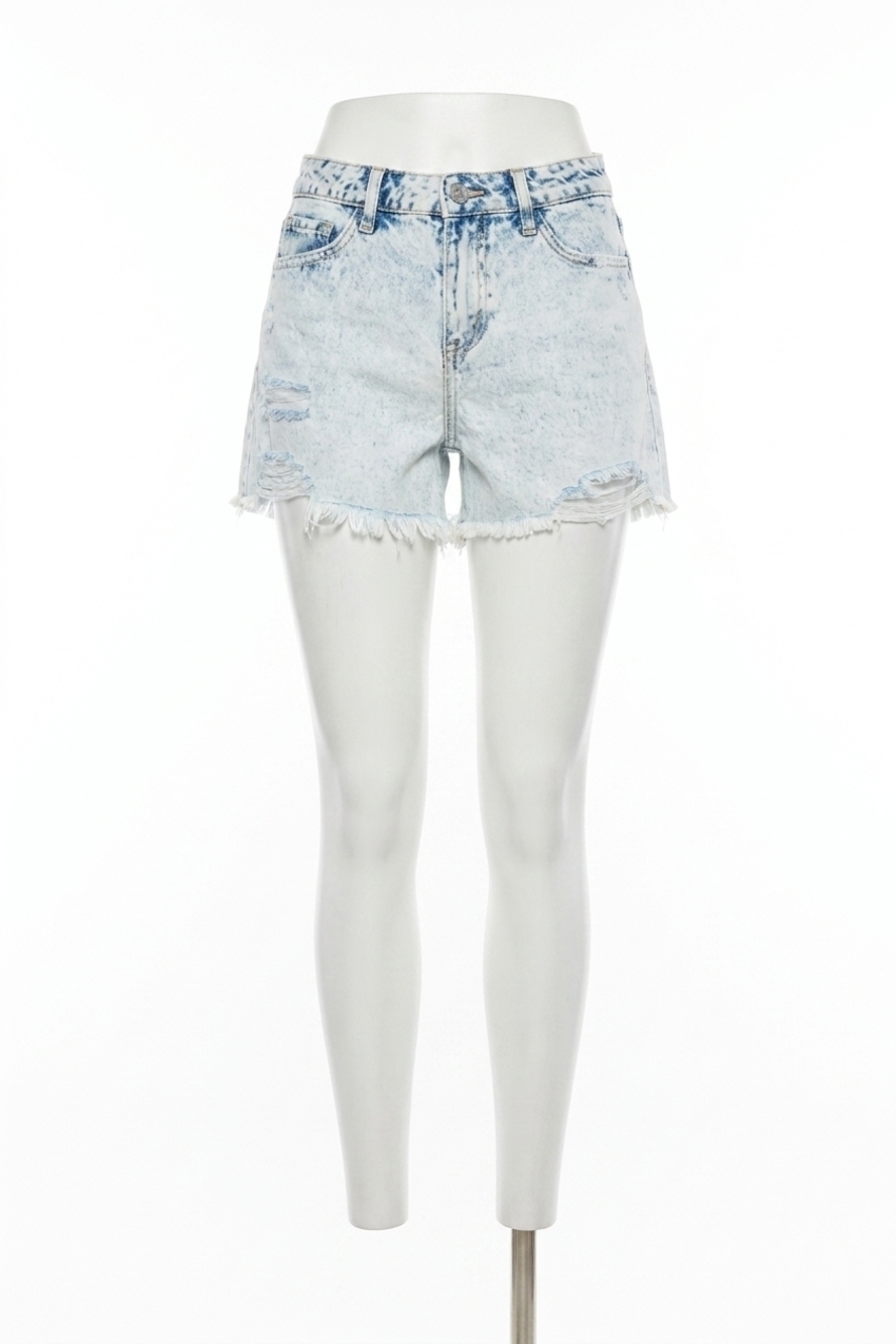 NEW VERVET BY FLYING MONKEY high rise distressed shorts in miraculous